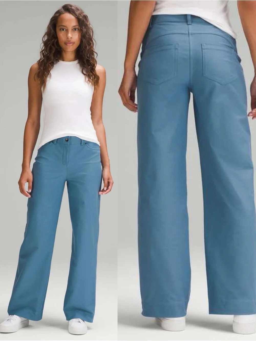 lululemon | City Sleek 5 Pocket High-Rise Wide-Leg Pant Utility Blue 28
